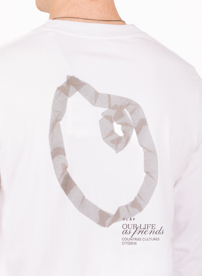 Tape Palette LS Tee Optical White