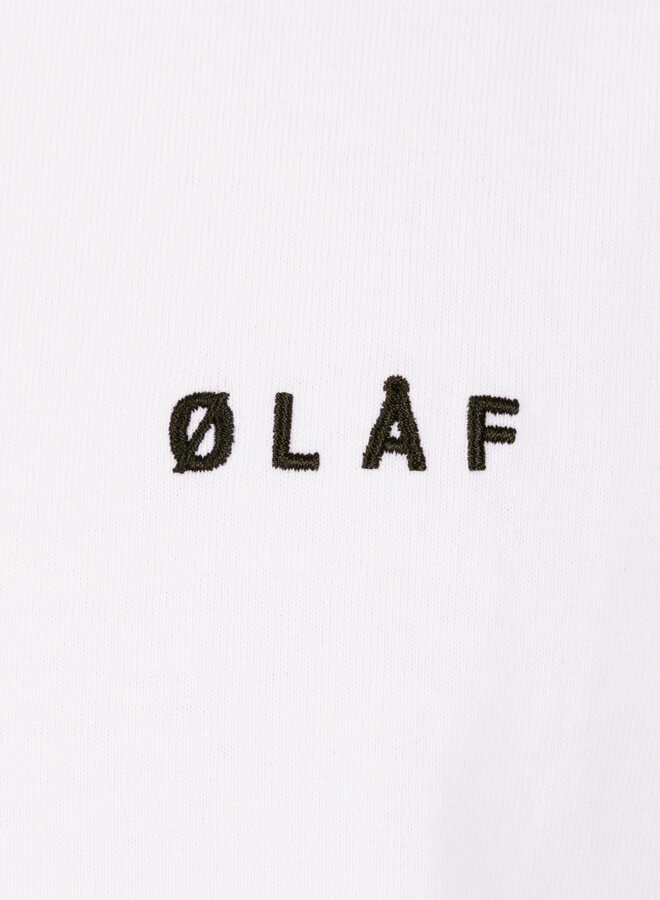 Script Friends Boxy Tee Optical White