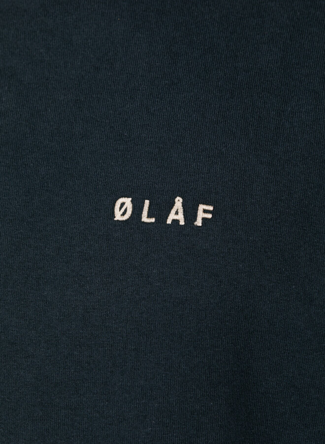 Script Friends Boxy Tee Navy