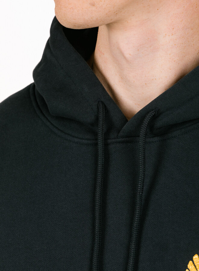 Logo Hoodie Navy Blazer / Sun Yellow