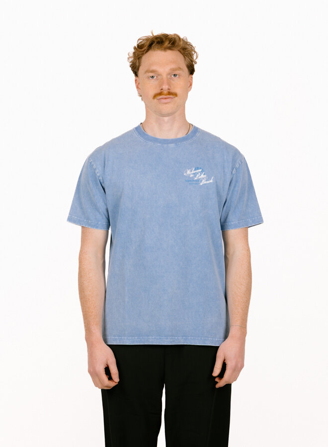 Welcome To Palmbeach Tee Blue