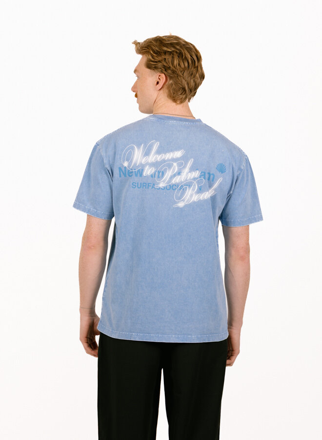 Welcome To Palmbeach Tee Blue