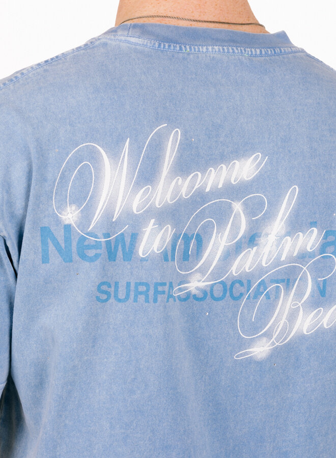 Welcome To Palmbeach Tee Blue