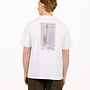 Brushstroke Graphic Boxy Tee Optical White