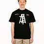 Taped Ladder SS Tee Black