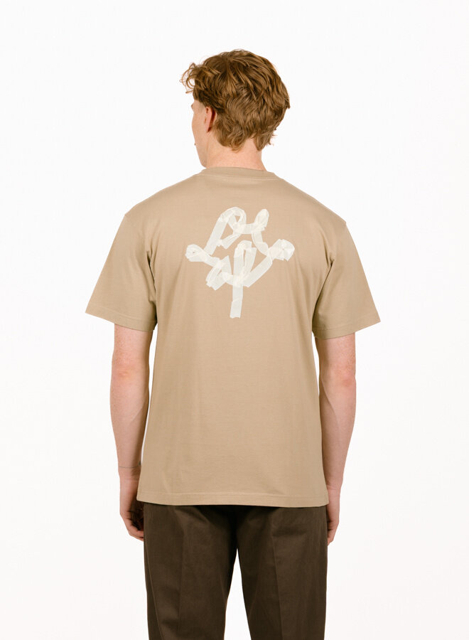 Taped Monogram SS Tee Treehouse