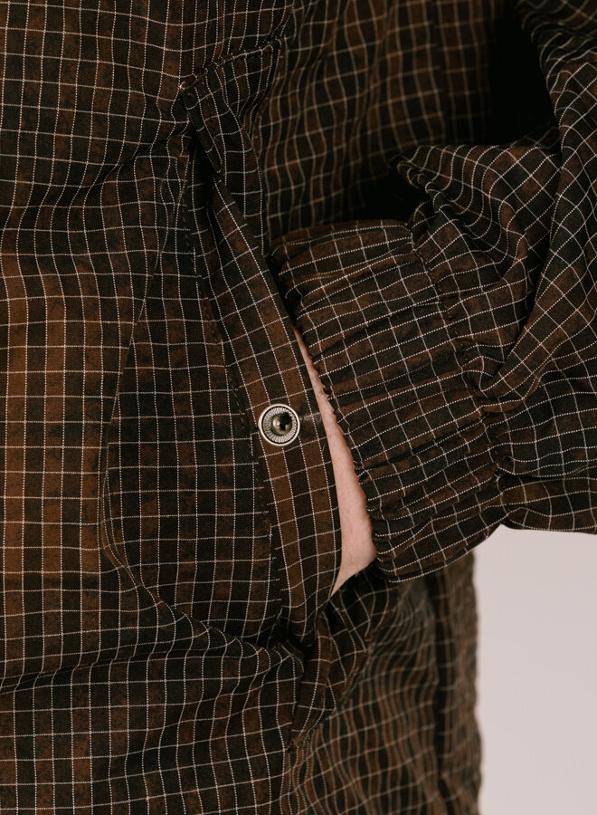 Ripstop Coach Jacket Hot Fudge