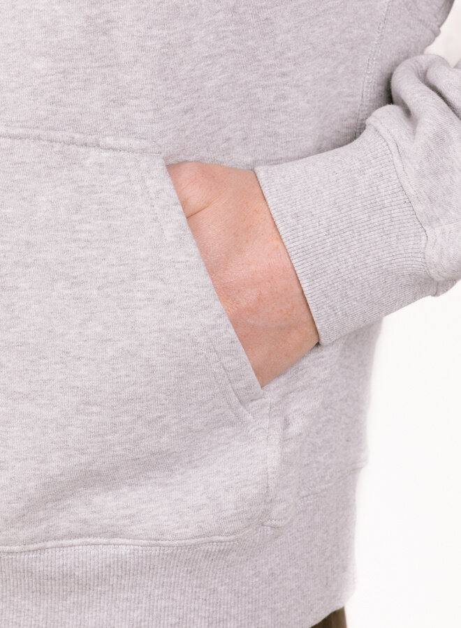 Signature Zip Hoodie Heather Grey