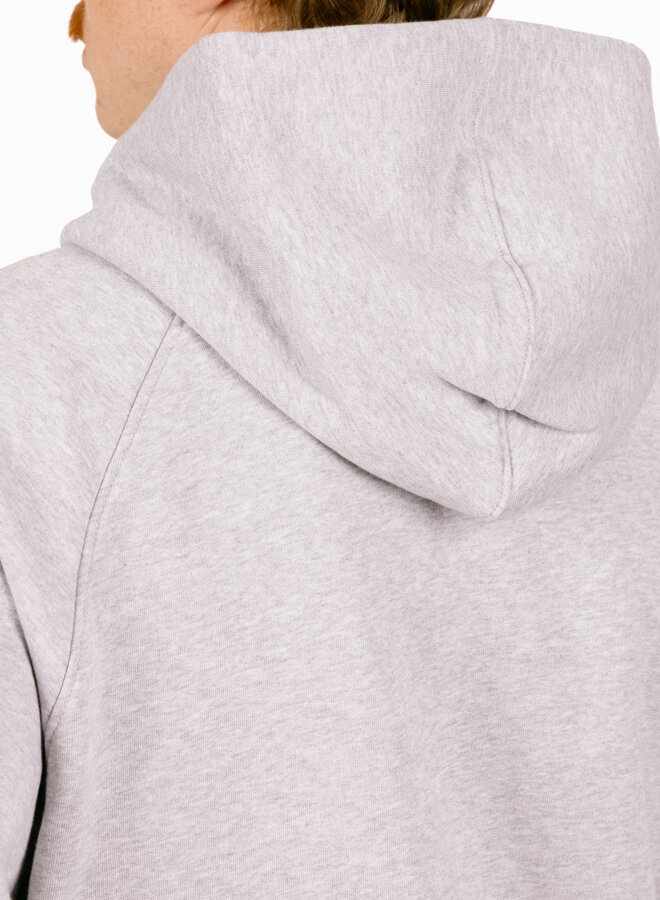 Signature Zip Hoodie Heather Grey