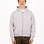Signature Zip Hoodie Heather Grey