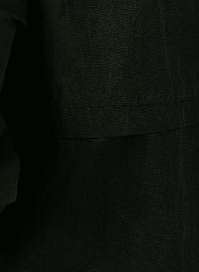 Technical Twill Windbreaker Charcoal