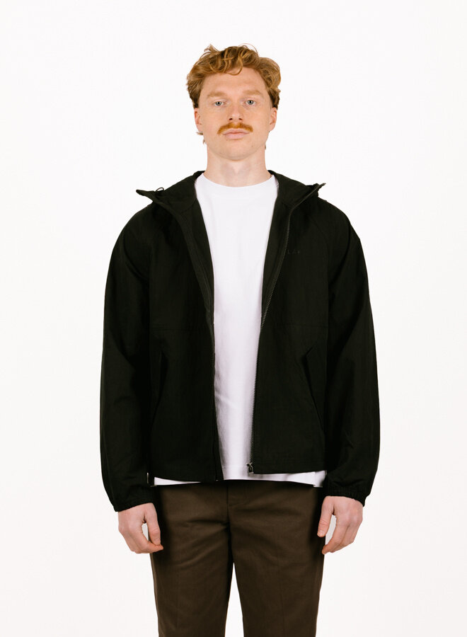 Technical Twill Windbreaker Charcoal