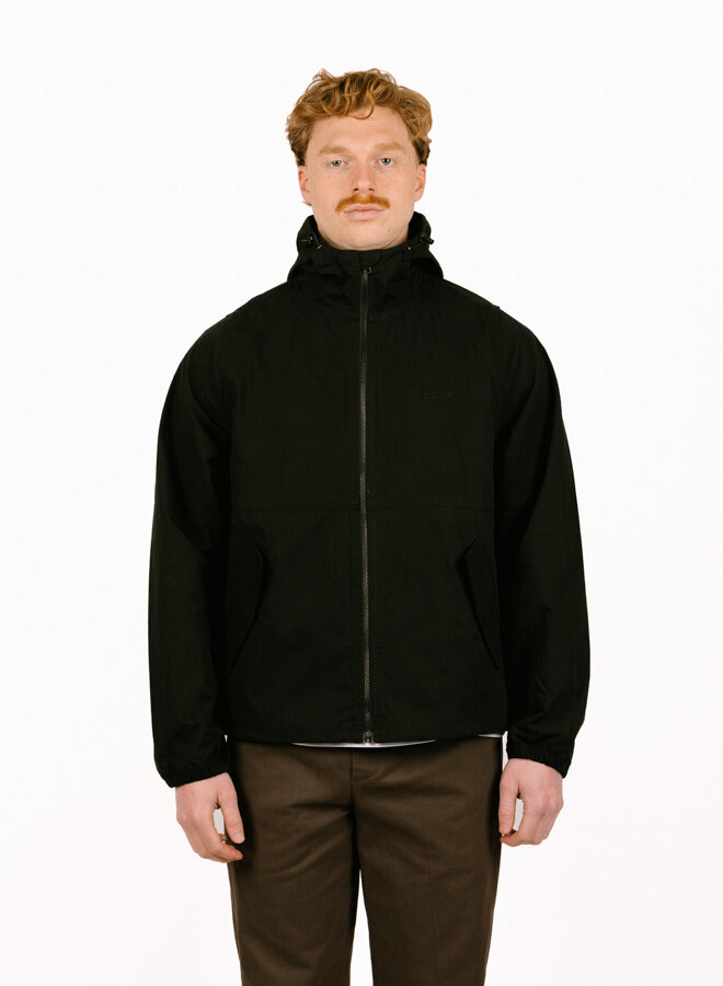 Technical Twill Windbreaker Charcoal