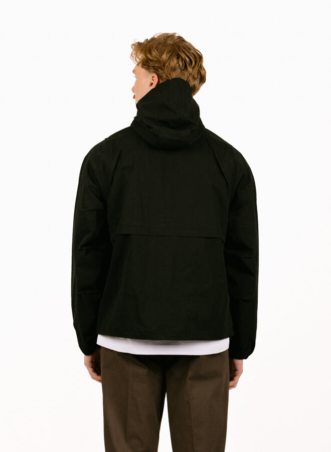 Technical Twill Windbreaker Charcoal