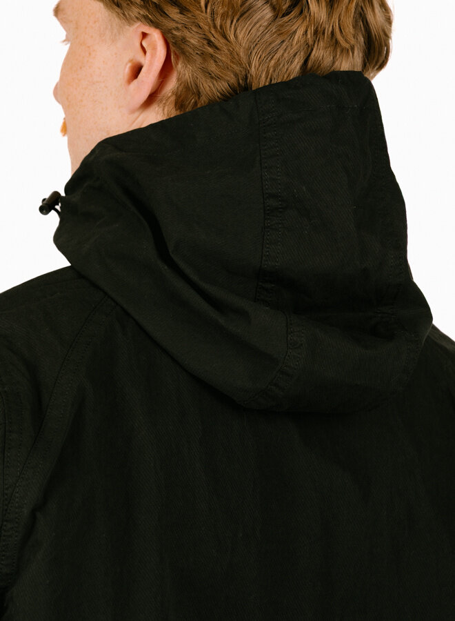 Technical Twill Windbreaker Charcoal