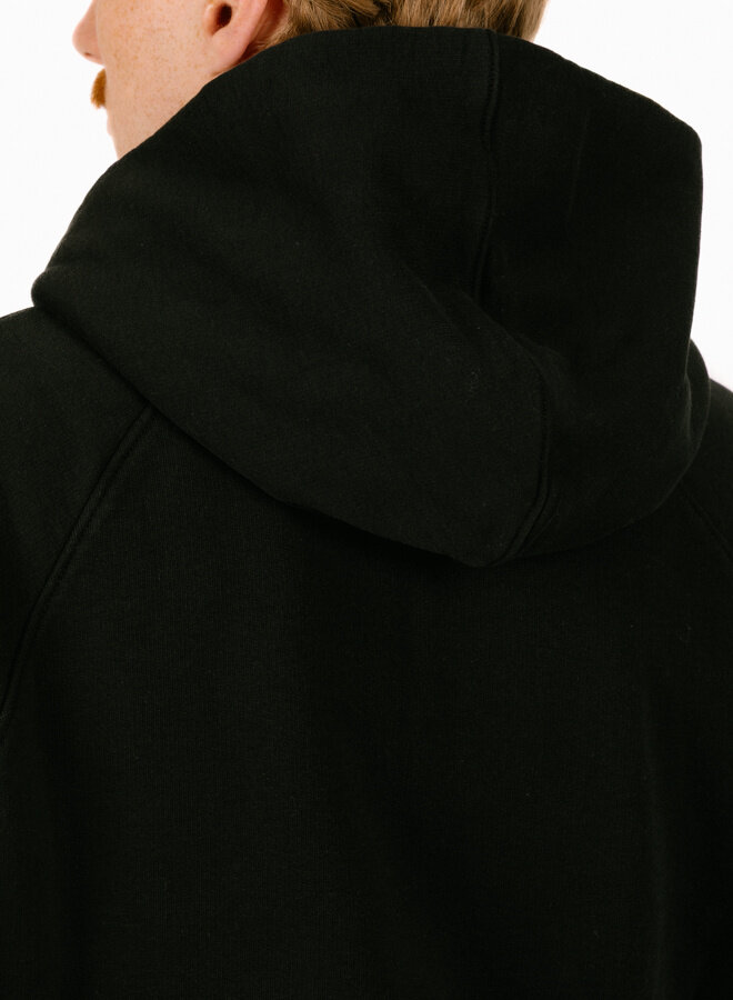 Signature Zip Hoodie Black