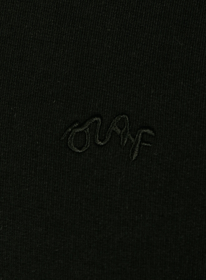 Signature Zip Hoodie Black