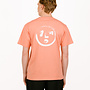 Brushstroke Face Tee Burnt Coral