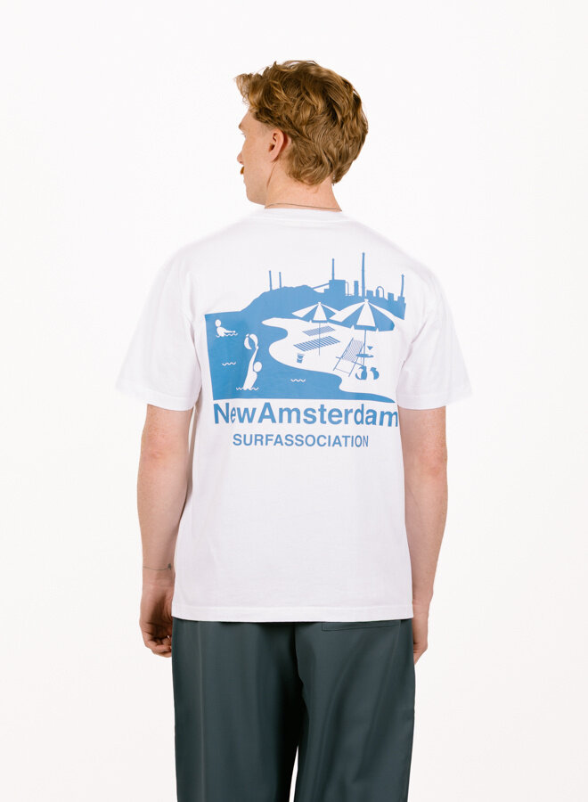 Beach Sign Tee White