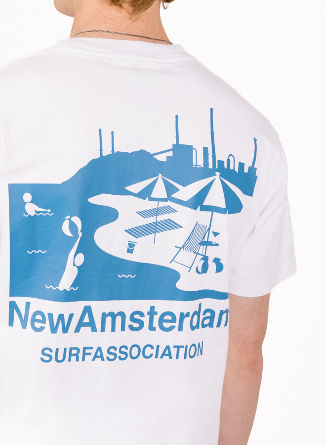 Beach Sign Tee White