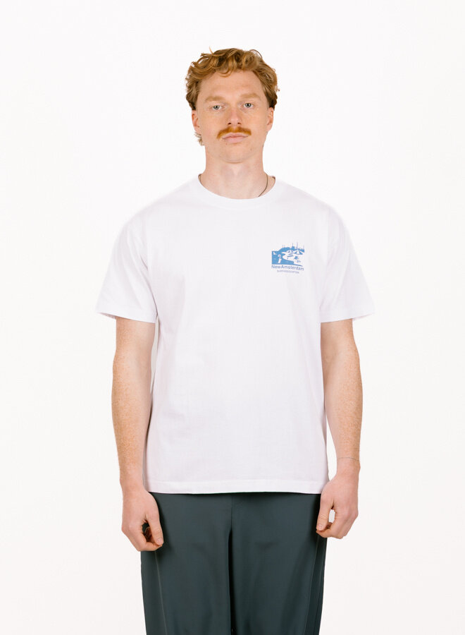 Beach Sign Tee White