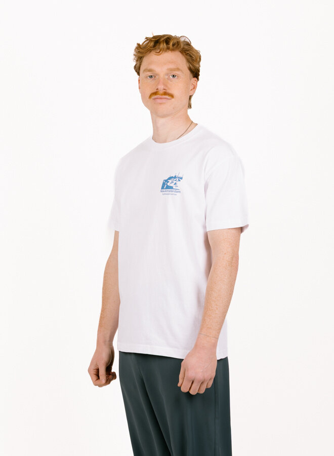 Beach Sign Tee White