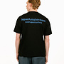 Logo Tee Black / Acid Blue