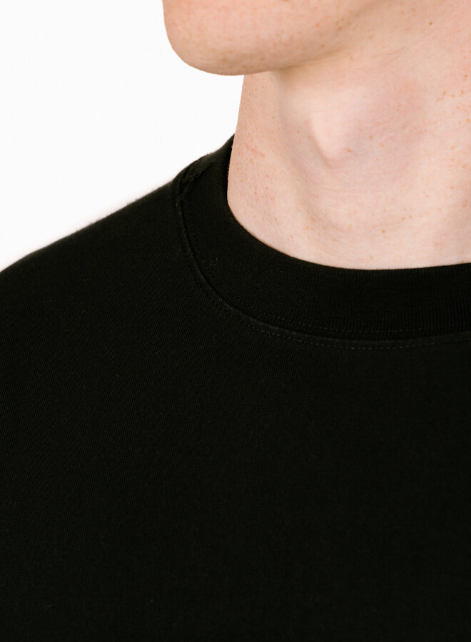 Logo Tee Black / Acid Blue