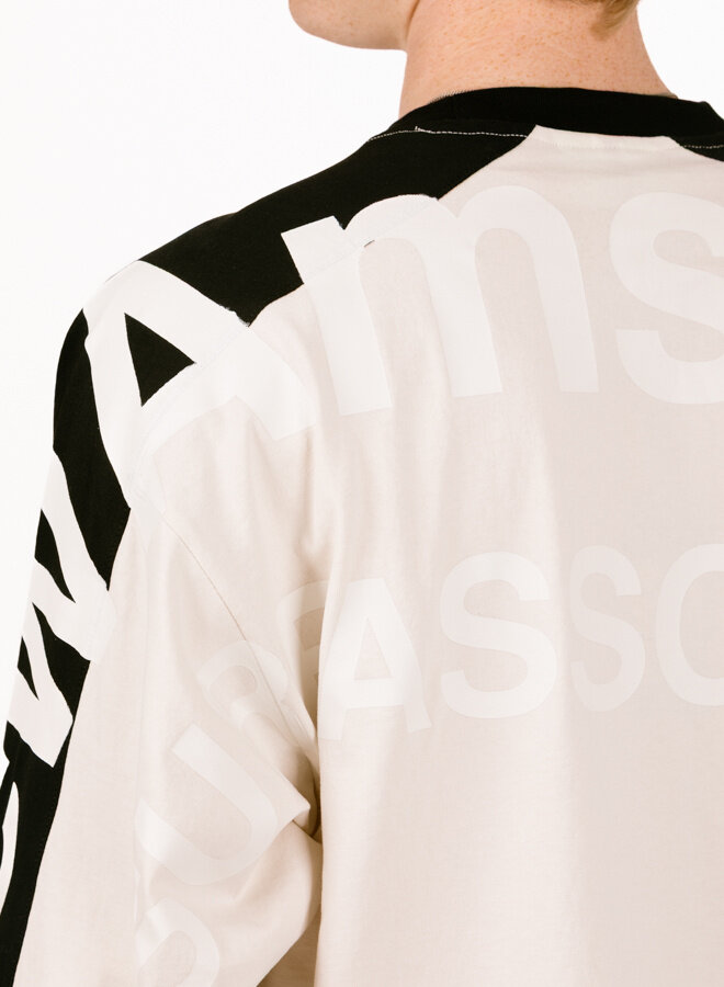 Longsleeve Warm Sand / Black