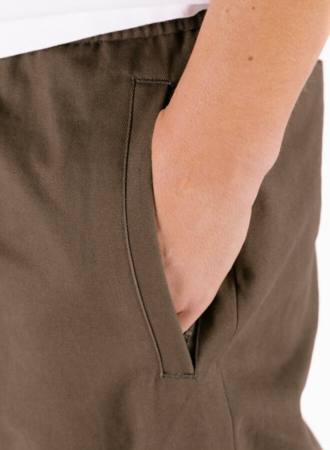 Slim Elasticated Pant Charcoal