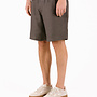 Linen Blend Short Charcoal