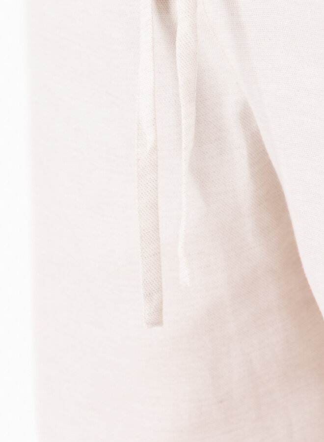 Linen Blend Short Off White