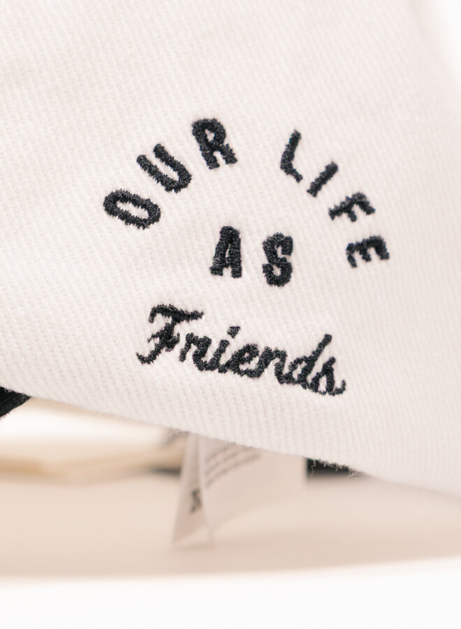 Varsity Cap Off White/Black