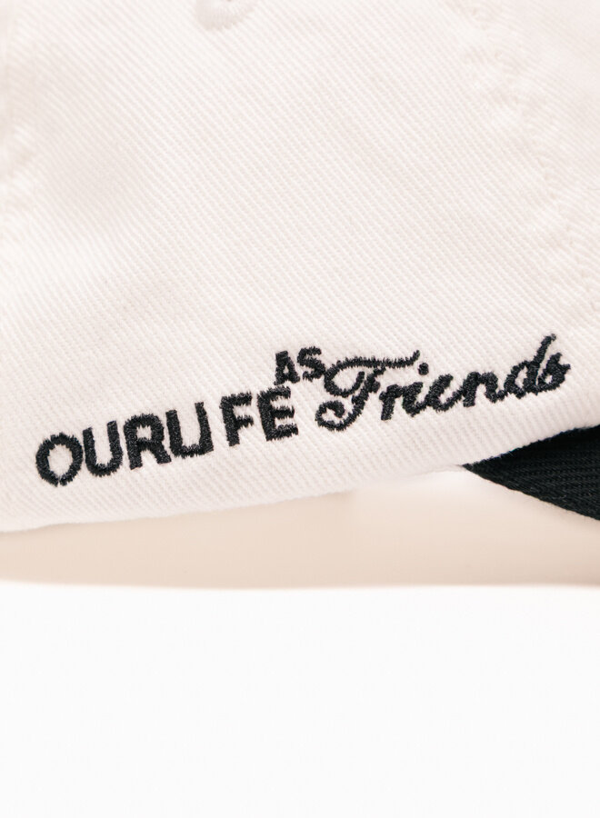 Varsity Cap Off White/Black