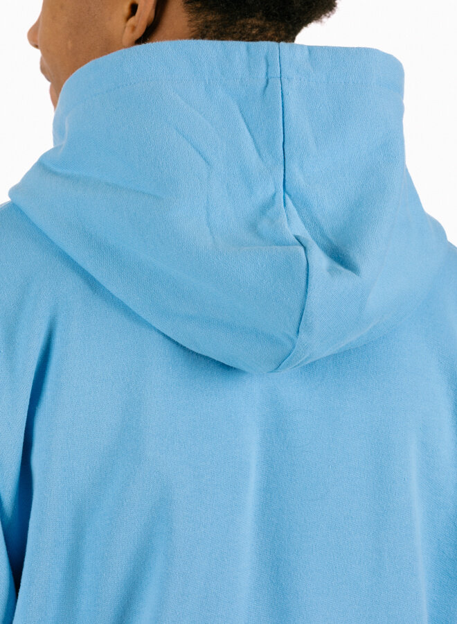 Circle Logo Zip Hoodie Blue