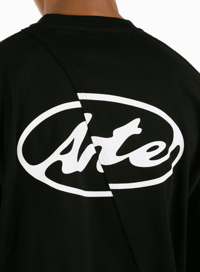 Back Circle Logo Longsleeve Black