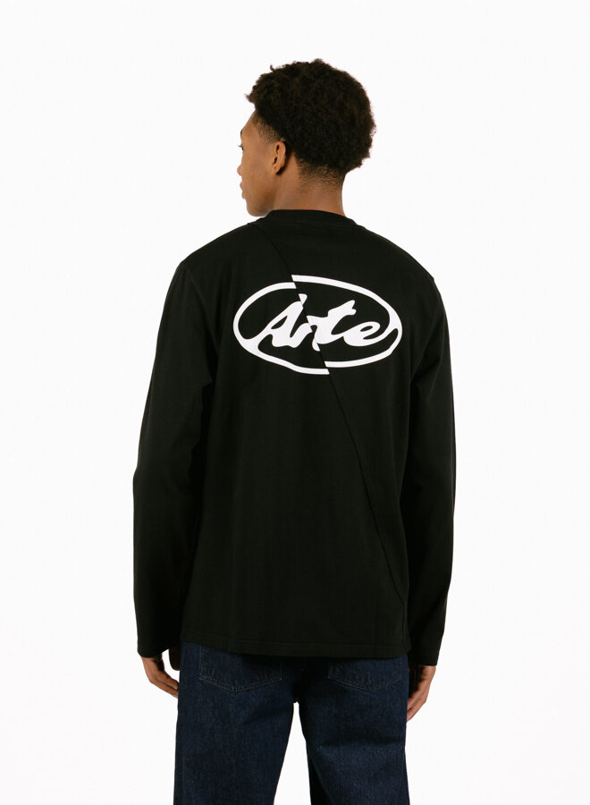 Back Circle Logo Longsleeve Black
