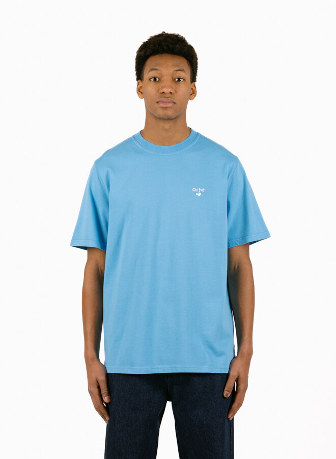 Heart Logo T-shirt Blue