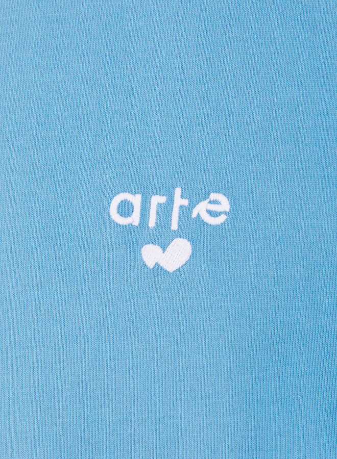 Heart Logo T-shirt Blue