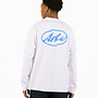 Back Circle Logo Longsleeve White