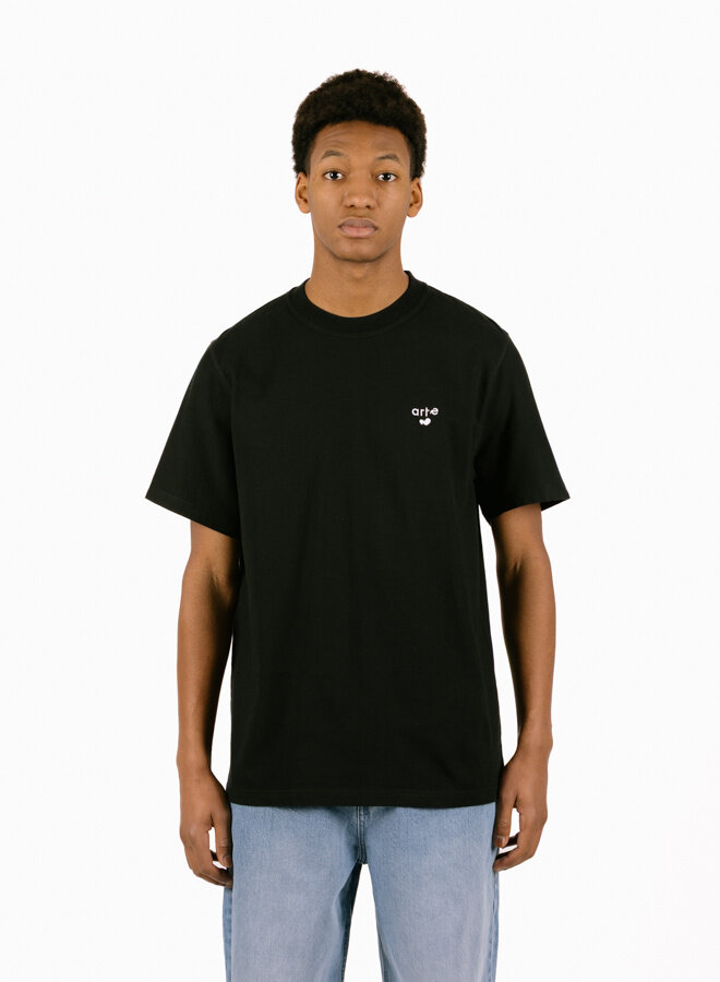 SS26 Heart Logo T-shirt Black