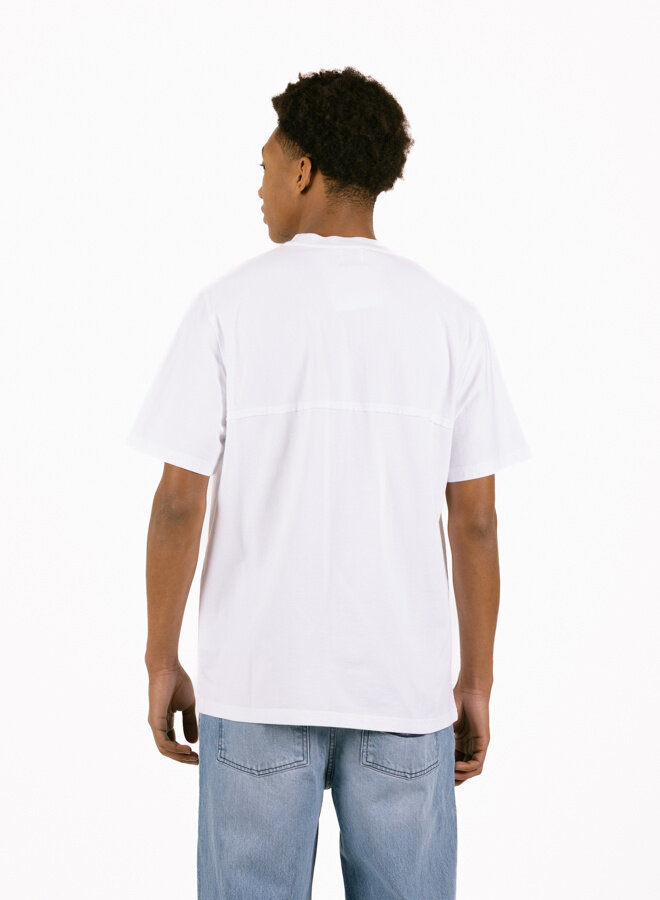 Circle Logo Cut T-shirt White