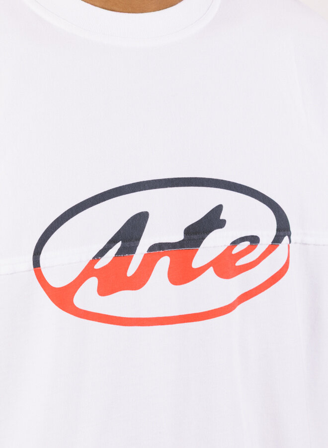 Circle Logo Cut T-shirt White