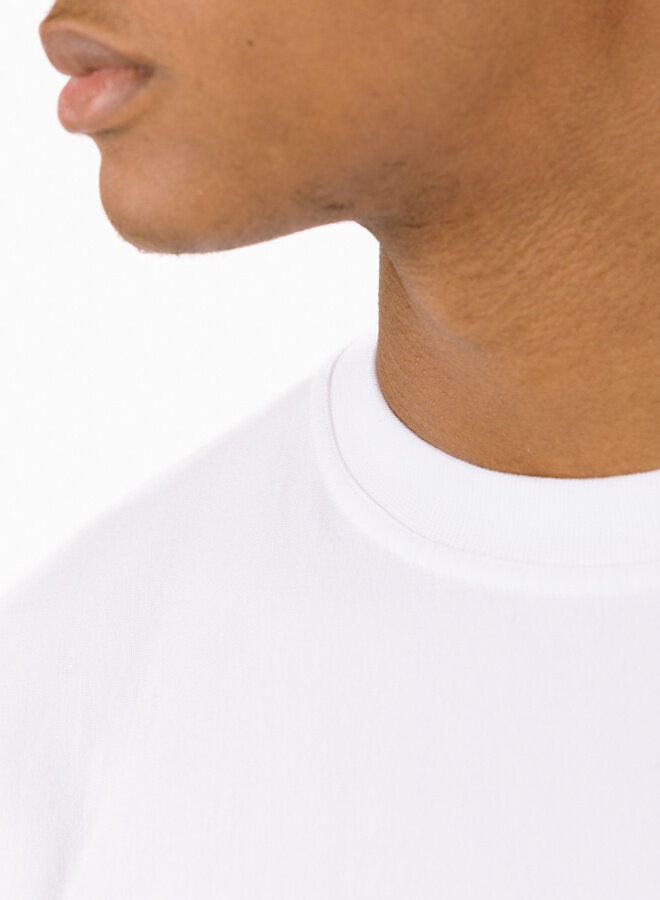 Circle Logo Cut T-shirt White