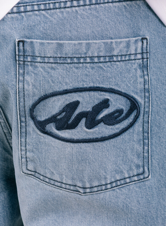 Circle Logo Pocket Pants Bleach