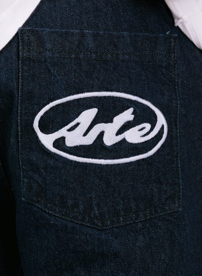 Circle Logo Pocket Pants Raw Denim