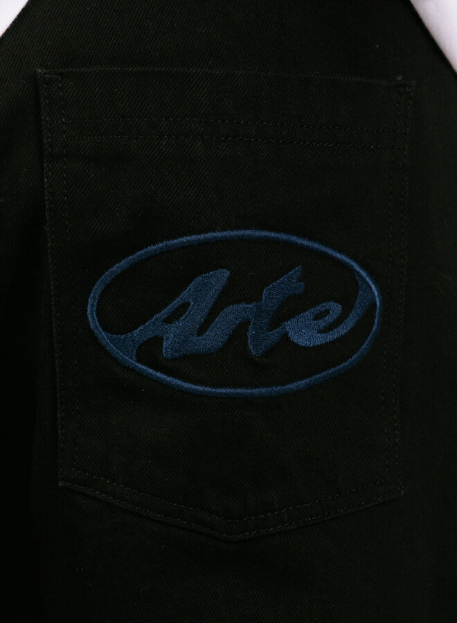 Circle Logo Pocket Pants Black
