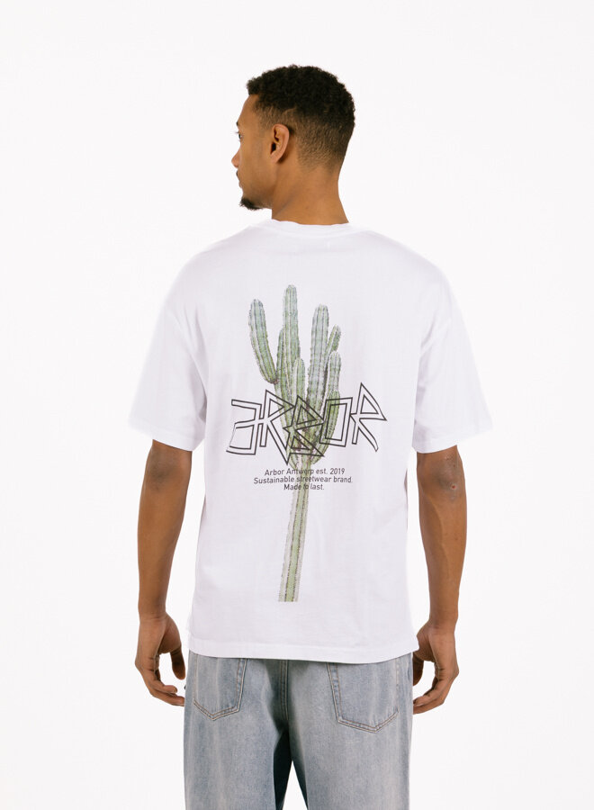 Pixel Cactus White T-shirt