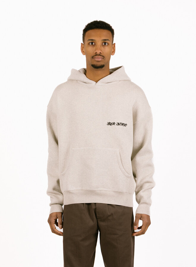 Flower Garden Knitted Hoodie Green