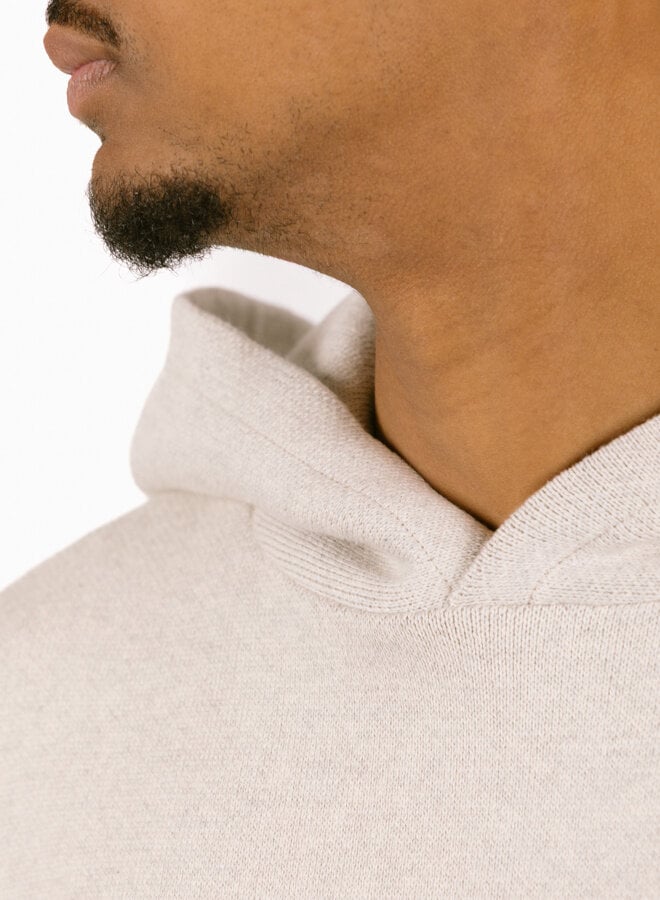 Flower Garden Knitted Hoodie Green